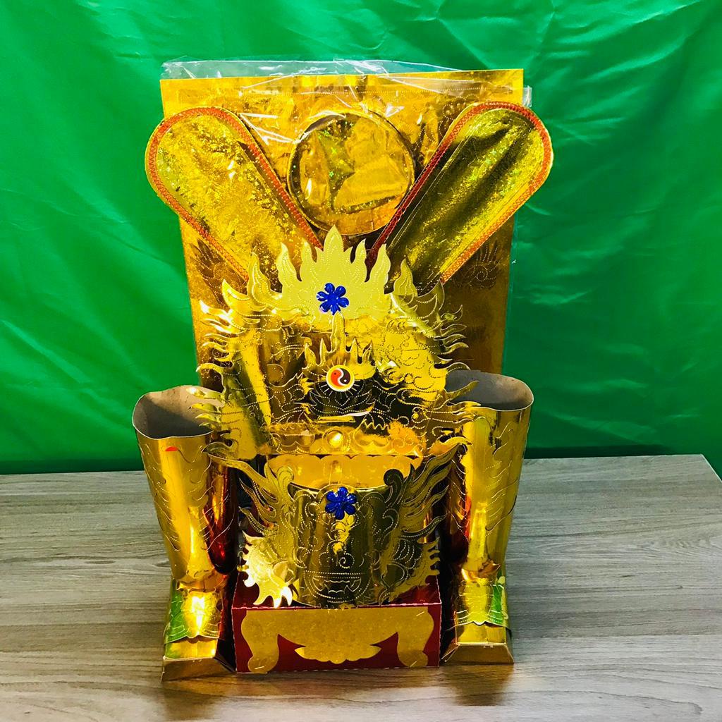 Bộ mũ, áo, hài Thần Linh. Chất liệu giấy cao cấp