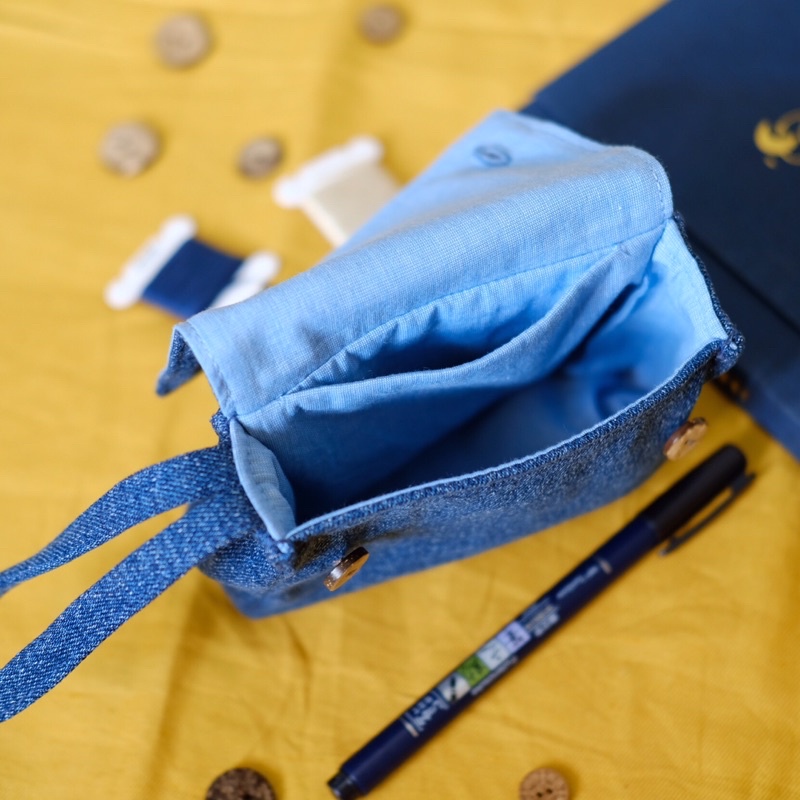 Ví nhỏ Handmade chất liệu Kate Thô Hàn/Jean/Nhỏ gọn, đựng được CMND, thẻ ATM, chìa khóa, phụ kiện nhỏ