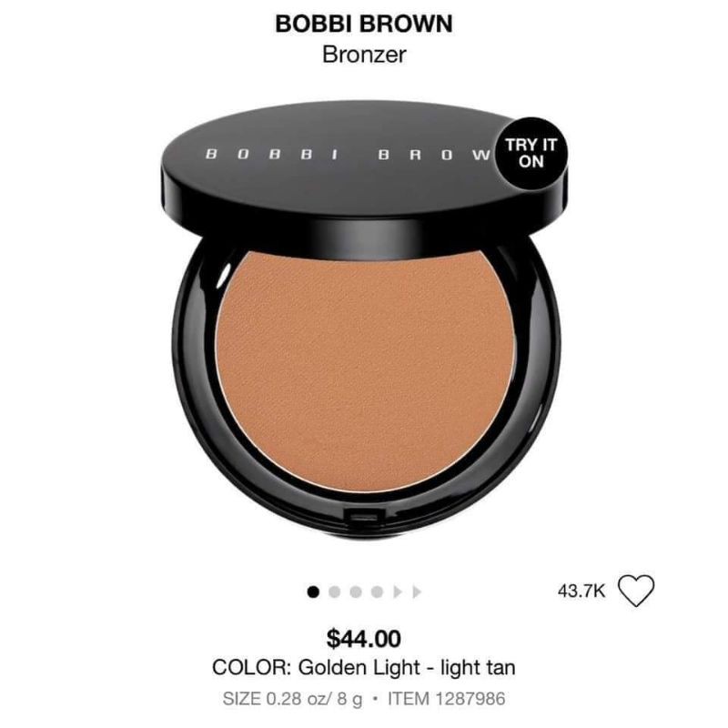 Phấn tạo khối Bobbi Brown Bronzing Powder 4g