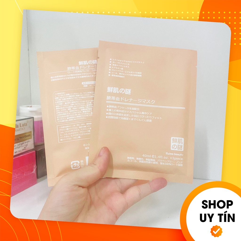 Mặt Nạ Nhau Thai Cừu Rwine Beauty Túi 10 Miếng - 4570053090229