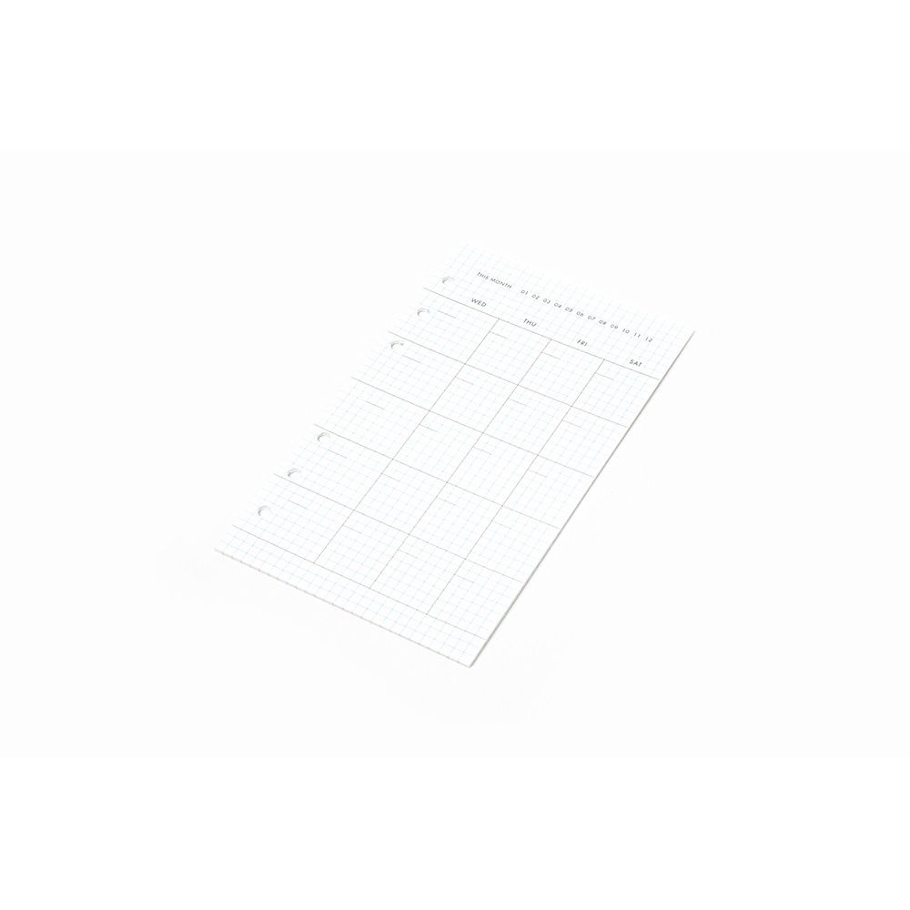 Sổ Lịch Trình ARTBOX Hàn Quốc Ghi Chép Hàng Tuần Thiết Kế Kẻ Ô Tiện Dụng