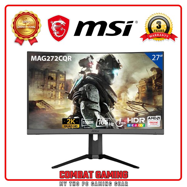 Màn Hình Cong MSI OPTIX MAG272CQR 2K 165Hz 1Ms FreeSync