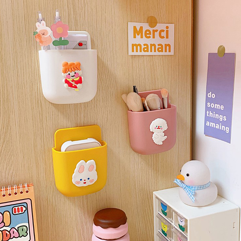 Hộp Đựng Điều Khiển Từ Xa Gắn Tường Thiết Kế Hoạt Hình Dễ Thương Tiện Dụng