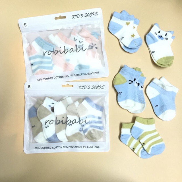 SET 5 ĐÔI VỚ CHÂN CHO BÉ