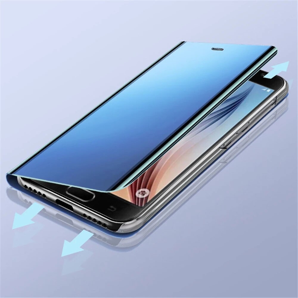 Bao Da Tráng Gương Thời Trang Cho Samsung Galaxy A2 Core A9 Pro A8 A8S Plus 2018 A9S A5 A7 A6 Star Lite A6S 2019