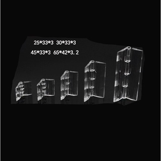 Combo 2 cái bản lề nhựa mica trong suốt dùng làm hộp mica,thùng phiếu