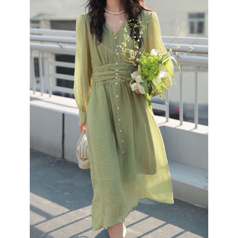 Váy dài nàng thơ thiết kế