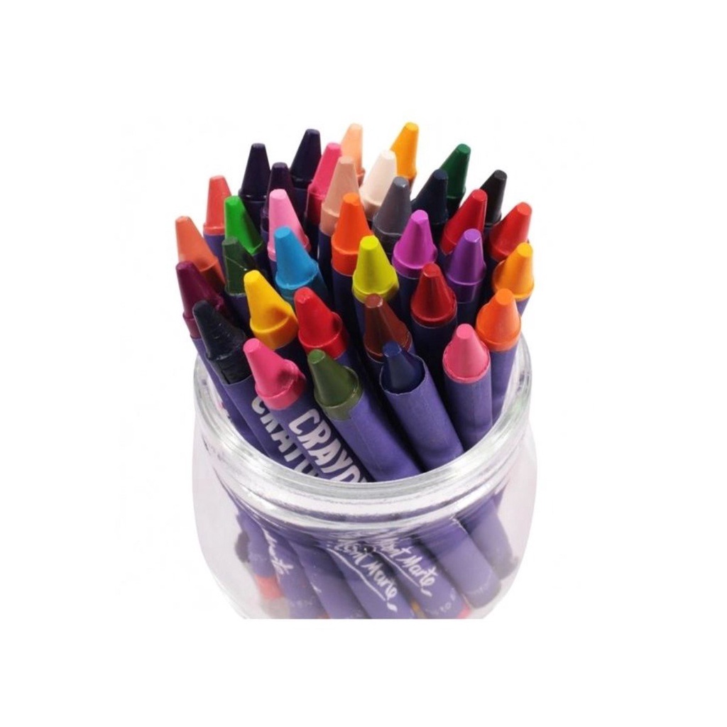 Cá Chép - Bộ màu vẽ Mont Marte Jumbo Crayons 12pce - MM-MMKC0217