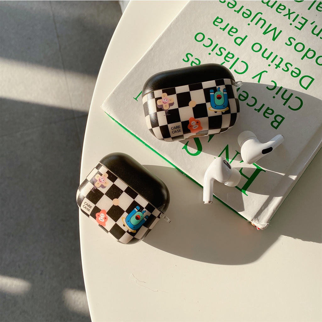 Checkerboard airpods 1/2 / pro 3 2021 case Cover wireless bluetooth earphone accessories case