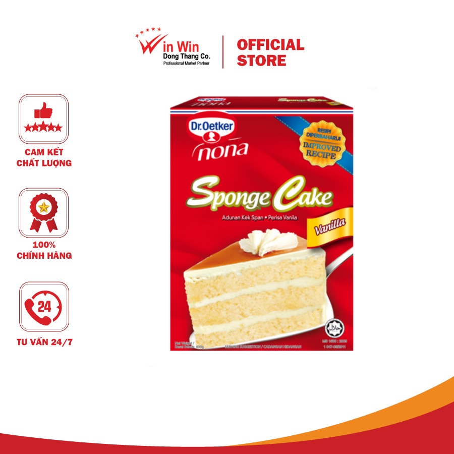 Bột Làm Bánh Bông Lan Vani Dr. Oetker 400g  - Date 28/03/2024