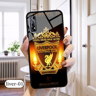 Ốp lưng kính 3D Realme 7 -hình đội bóng