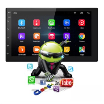 Bộ màn hình kèm mặt dưỡng INNOVA 2013-2015 số sàn,Đầu DVD Android RAM 1G/2G – ROM16G/32G dùng sim 4G hoặc kết nối wifi.