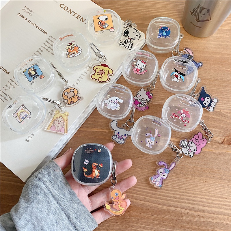 Hộp Đựng Tai Nghe Baseus Encok WM01 Trong Suốt In Hình Snoopy