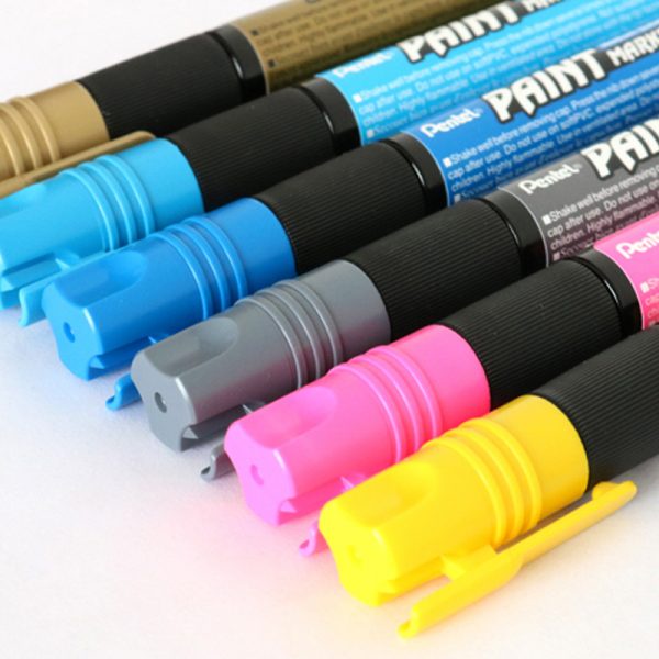 Bút sơn Pentel Paint Marker MMP20 | Màu Sắc Sống Động Mịn Màng | Viết Tốt Trên Nhiều Bề Mặt