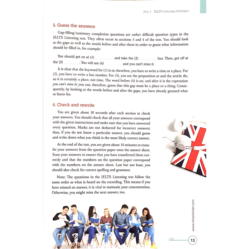 Sách - Listening Strategies For The IELTS Test - Book 1