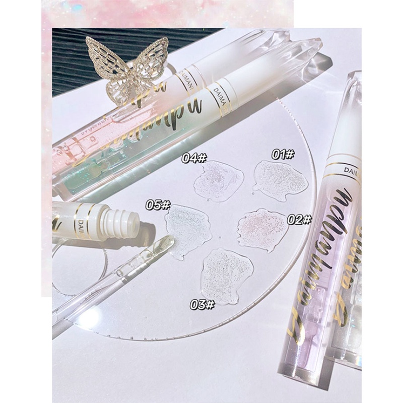 [Hàng mới về] Son bóng trong suốt dưỡng ẩm không màu tiện lợi