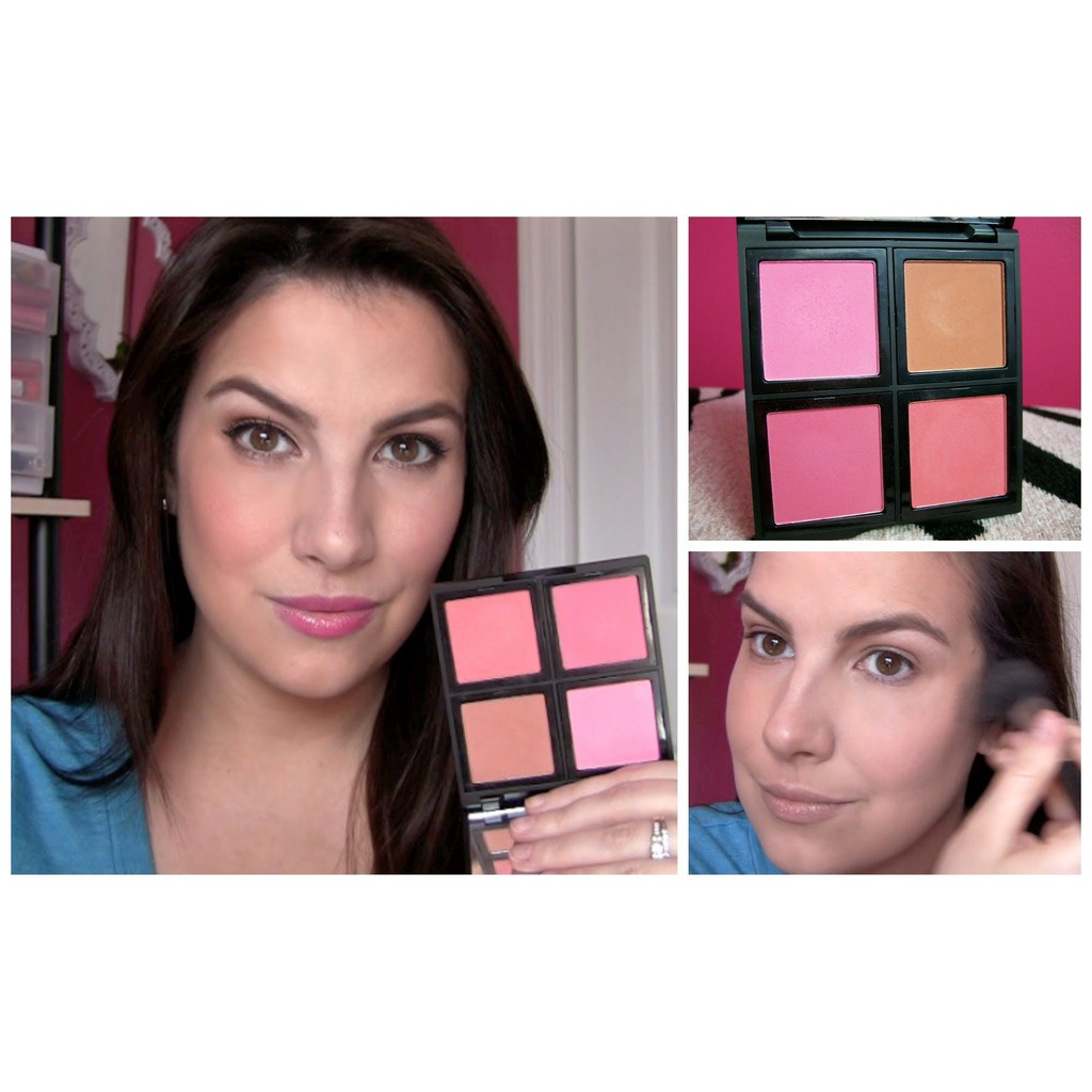 BẢNG MÁ HỒNG 4 Ô E.L.F BLUSH PALETTE LIGHT CHÍNH HÃNG