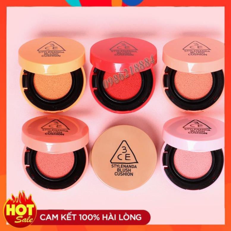 [FreeShipMax] Má hồng nước Cushion 3CE Blush Cushion BC26