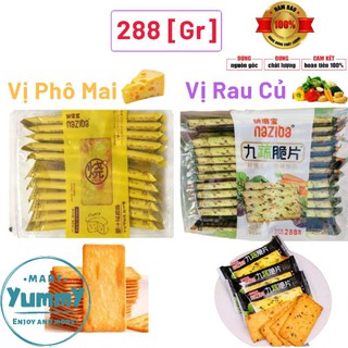 Bánh quy Giòn Naziba Đài Loan288 gram ( Vị Phô Mai hoặc Rau Củ)