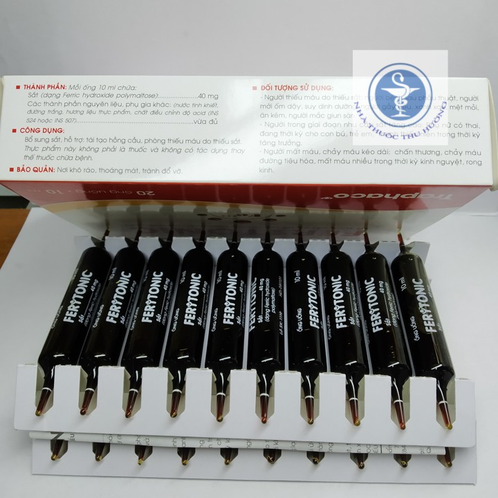 Feritonic bổ sung sắt hộp 20 ống