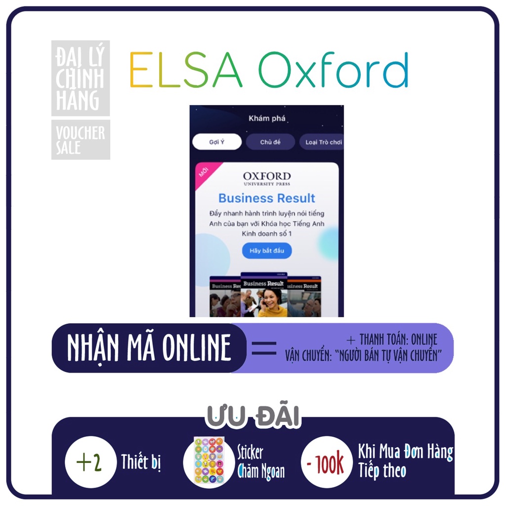 Toàn quốc  - ELSA OXFORD - phần mềm học tiếng Anh thương mại