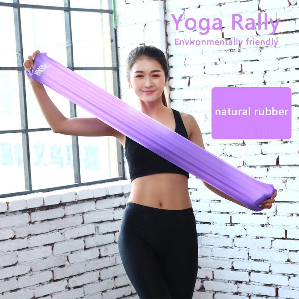 Yoga Kháng Band Thể dục Cao su Đàn hồi 150cm Dây đeo Phòng tập Pilates Đào tạo Đai duỗi