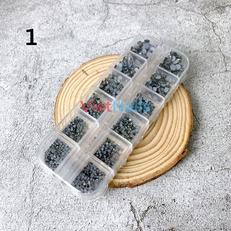 Khay Đá Chân Keo Mix Size 1440v Trang Trí Móng Tay