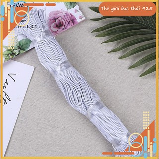 [ Sản phẩm HOT] Bó dây vải thun đan vòng loại 1mm, dây vải thun đan vòng tay