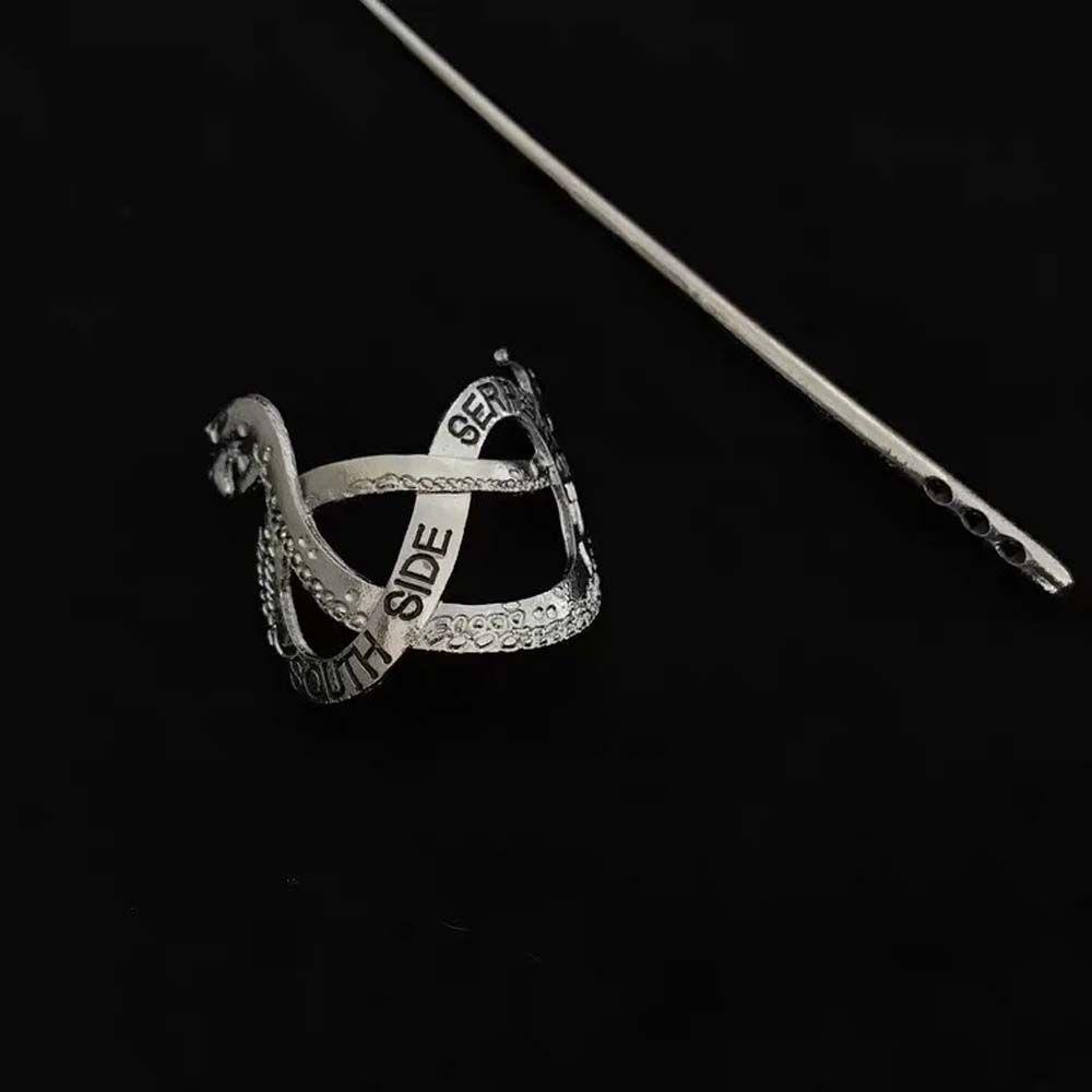 Trâm Cài Tóc Bằng Hợp Kim Màu Ngà Phong Cách Retro Cá Tính Dành Cho Nữ