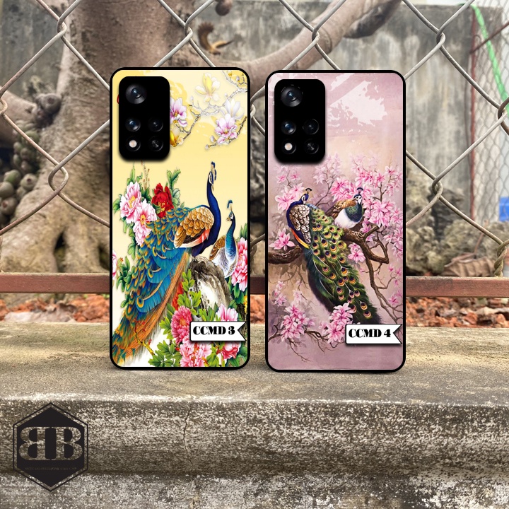 Ốp lưng kính cường lực Xiaomi Redmi Note 11 5G / Poco M4 Pro sang chảnh