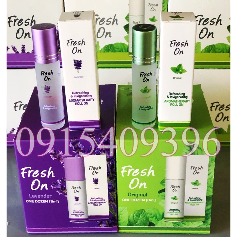 DẦU GIÓ LĂN FRESH ON SINGAPORE 8ML