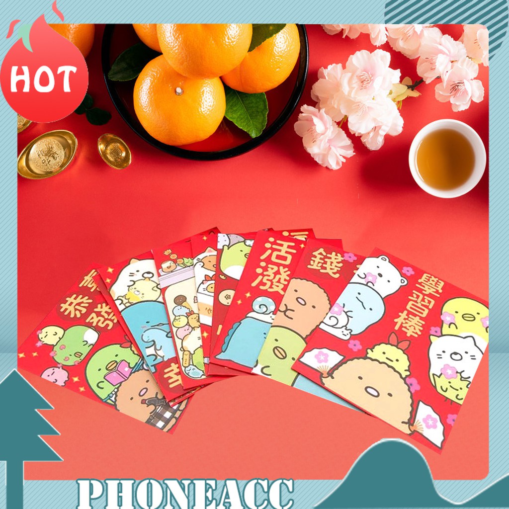 6 Bao Lì Xì Màu Đỏ
