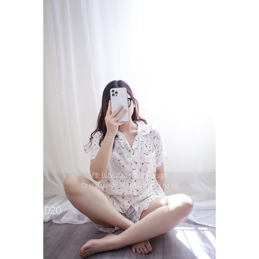 Đồ Ngủ Lụa Nữ - Bộ Pijama Nữ Mặc Nhà Kiểu Dáng Hàn Quốc, Siêu Đẹp Mềm Mát, Quần Áo Ngủ Cao Cấp LUCY | WebRaoVat - webraovat.net.vn