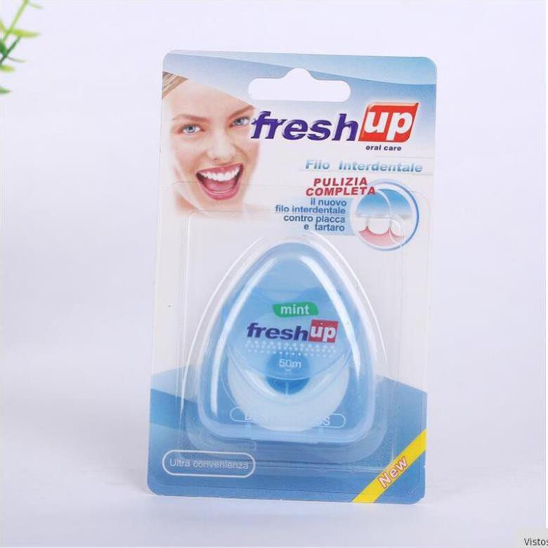 Cuộn chỉ xỉa răng Fresh up 50m - DHS7122