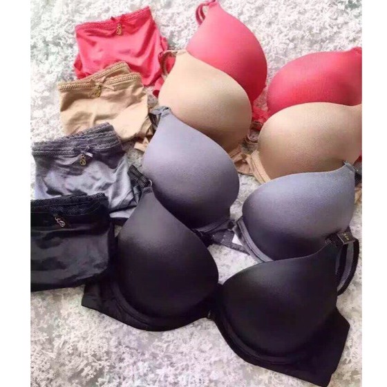 Bộ đồ lót vic trơn 1386 đệm kép có gọng nâng ngực