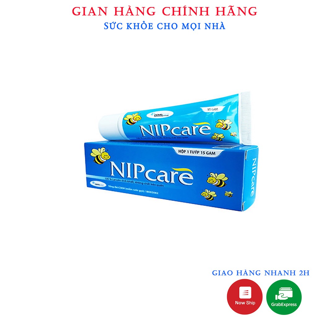 Kem bôi Nipcare Nứt Đầu Ti Cho Mẹ, Hăm Tã Mẩn Ngứa Cho Bé