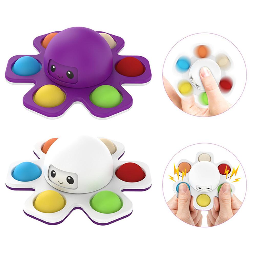 Con Quay Đồ Chơi Fidget Spinner F4X4 BằNg Silicon GiúP GiảM Stress