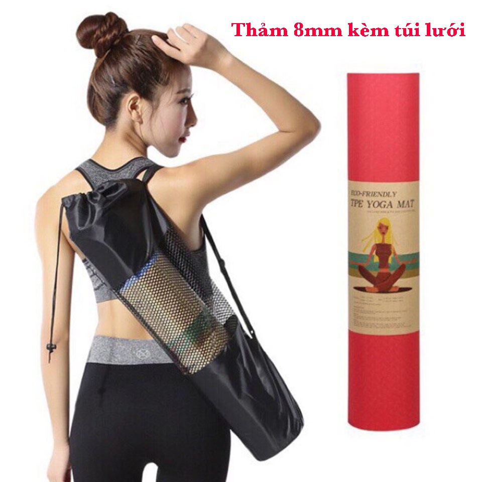 THẢM TẬP YOGA TPE CAO CẤP 2 LỚP 6MM