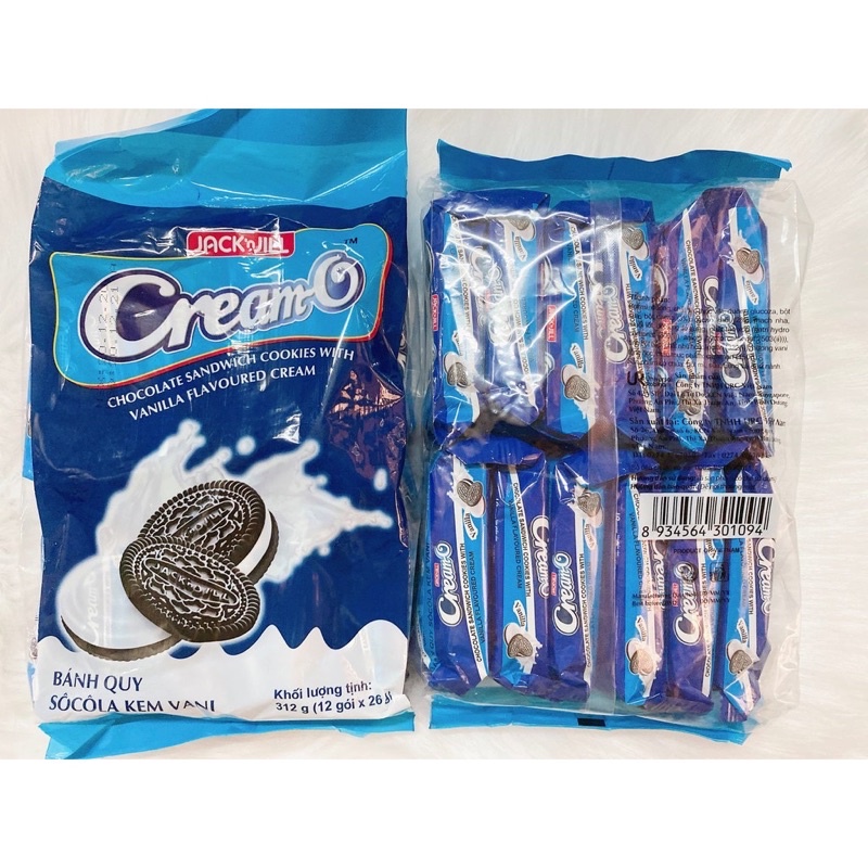 COMBO 12 GÓI BÁNH QUY SOCOLA KẸP KEM CREAM-O