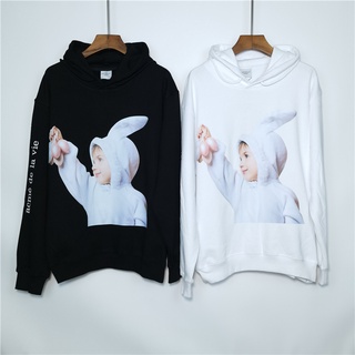 Áo Hoodie Cotton Dáng Rộng In Hình Tiền Adlv Thời Trang Dành Cho Nữ Và Nam