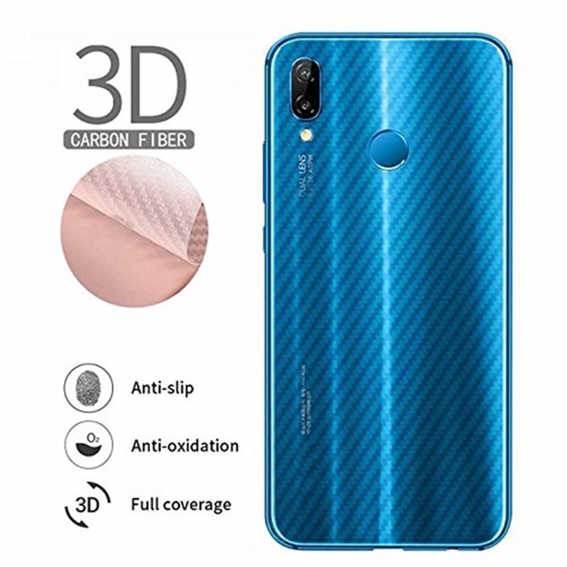 Dán Dẻo Carbon vân 3D Mặt Sau các dòng máy Huawei