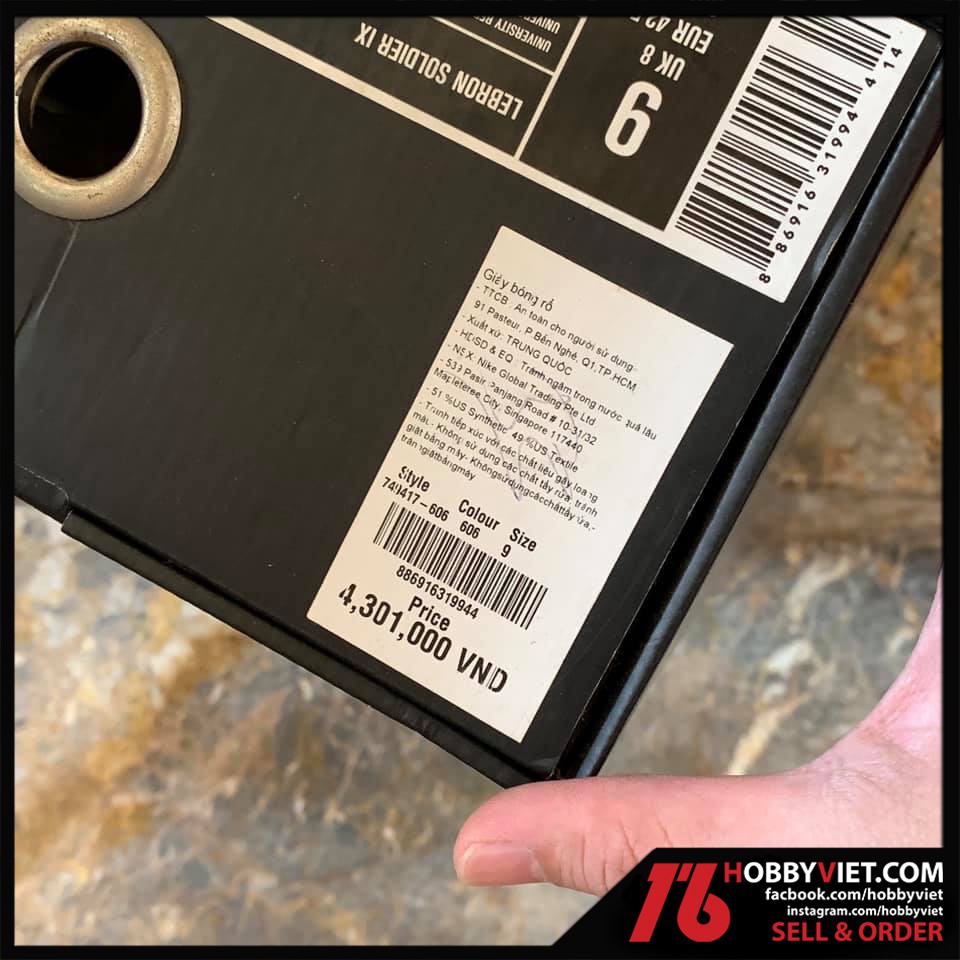 Giày Nike thể thao thời trang LEBRON SOLDIER IX