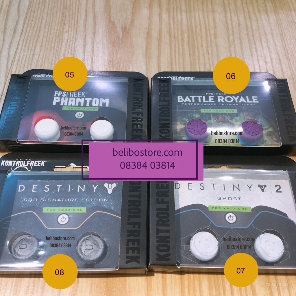 Núm bọc KONTROLFREEK cho analog của tay cầm chơi game Xbox One - Xbox One S - PS4 slim - PS4 Pro - PS4