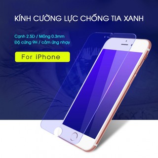 Miếng dán màn hình Iphone 6/6S 4'7, 6S plus 5'5 tia xanh Bagi