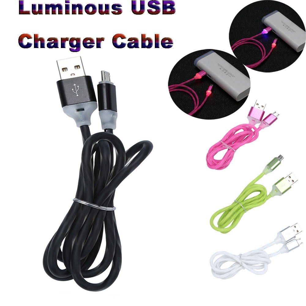 Cáp sạc có Led phát sáng cổng Micro USB cho điện thoại Android