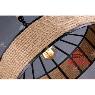 Đèn thả Thừng Nâu DT 0317