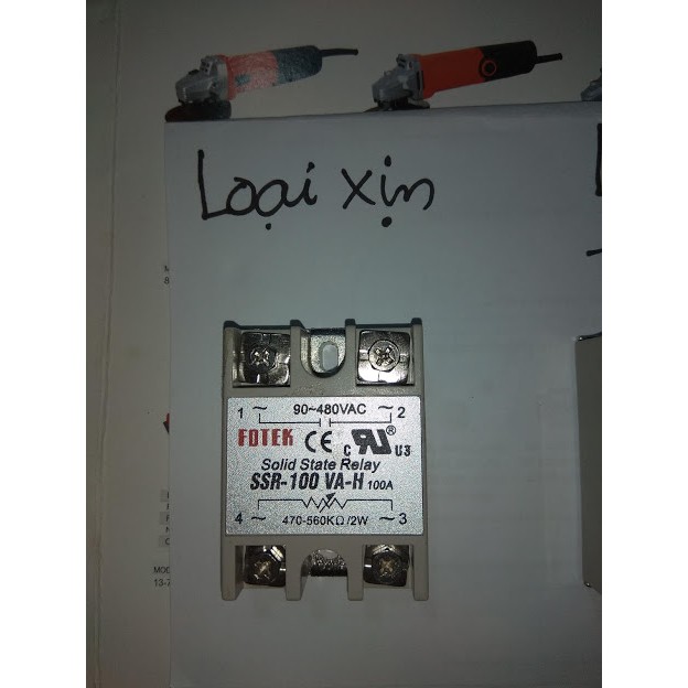 Relay Rơ le bán dẫn SSR - 100VA Solid State Module Fotek, dùng cho nồi phở, Loại xịn, chất lượng khác biệt.