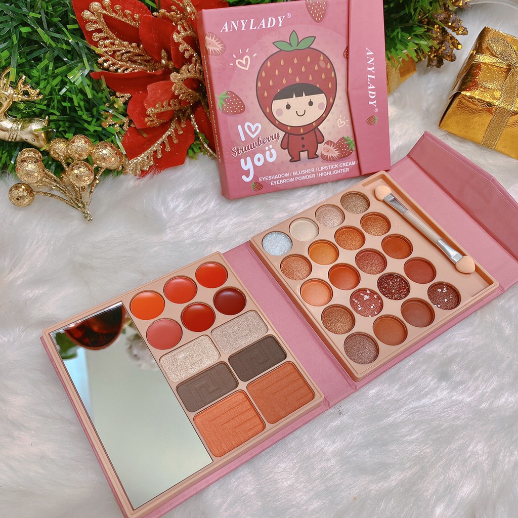 Set trang điểm 33 món dâu AnyLady S2
