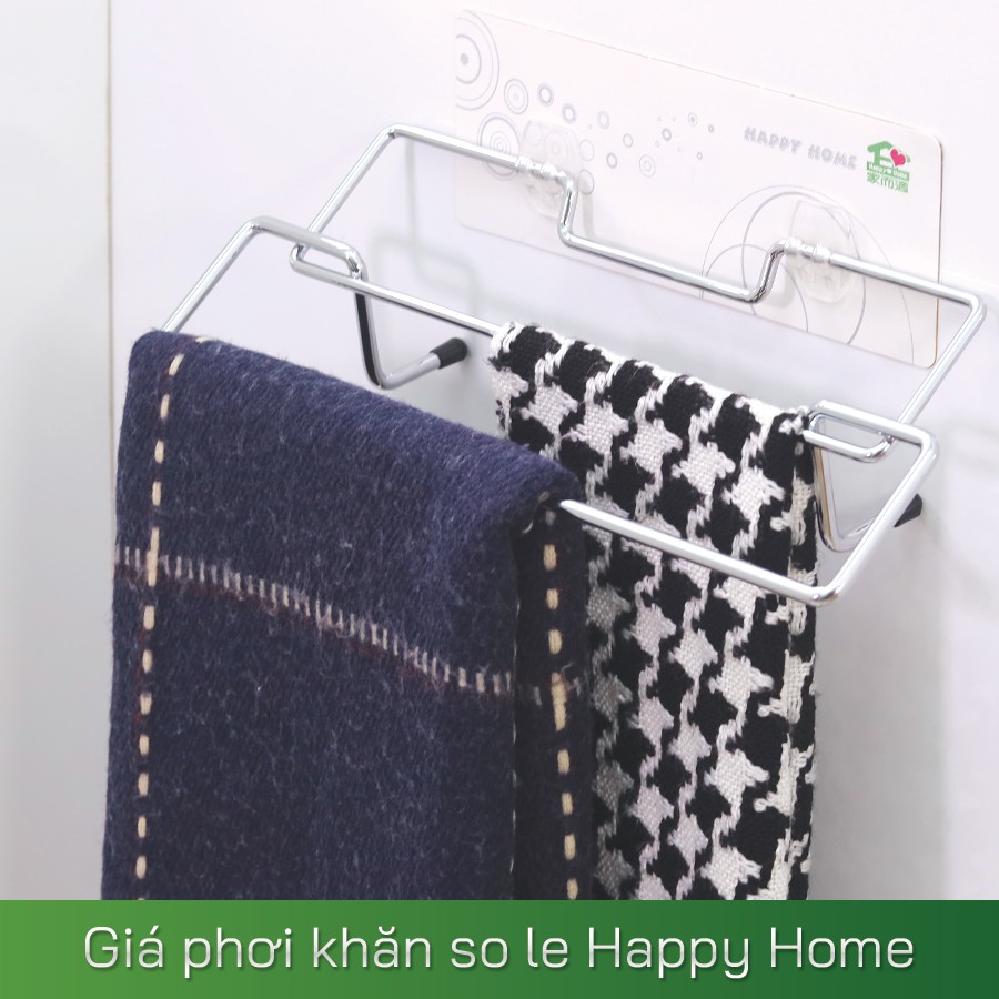 Giá phơi khăn so le Happy Home