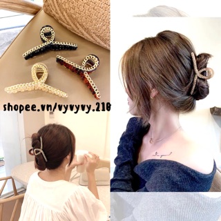 Kẹp Tóc Chữ T Phong Cách Hàn Quốc Sành Điệu Cực Xinh/ Kẹp Tóc Càng Cua Thời Trang Hàn Quốc Hot Trend Đẹp Sắc Sảo